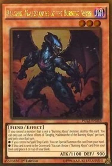 Draghig Malebranche of the Burning Abyss Premium Gold: Infinite Gold Yu-Gi-Oh! card