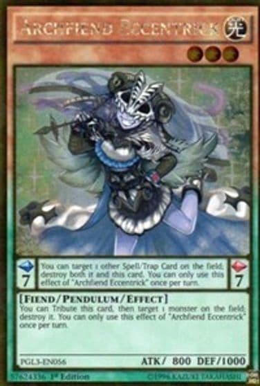 Archfiend Eccentrick Premium Gold: Infinite Gold Yu-Gi-Oh! card