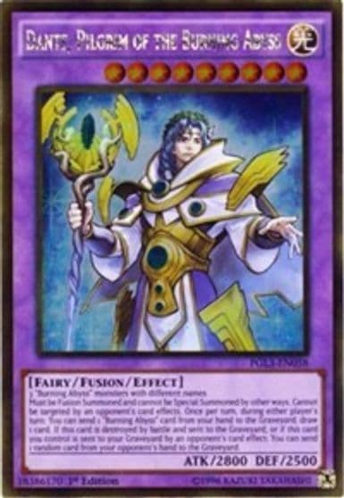 Dante Pilgrim of the Burning Abyss Premium Gold: Infinite Gold Yu-Gi-Oh! card