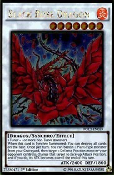 Black Rose Dragon Premium Gold: Infinite Gold Yu-Gi-Oh! card