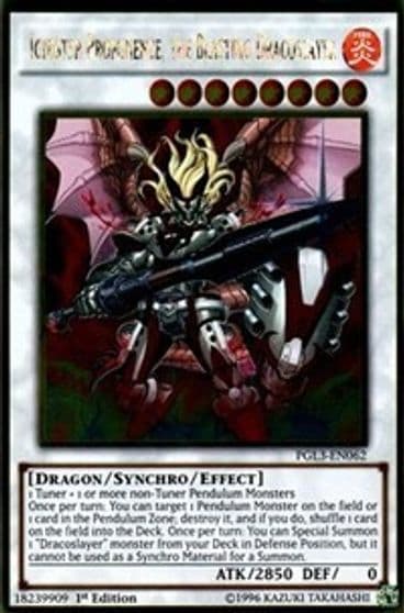 Ignister Prominence the Blasting Dracoslayer Premium Gold: Infinite Gold Yu-Gi-Oh! card