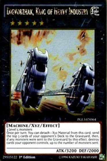 Digvorzhak King of Heavy Industry Premium Gold: Infinite Gold Yu-Gi-Oh! card