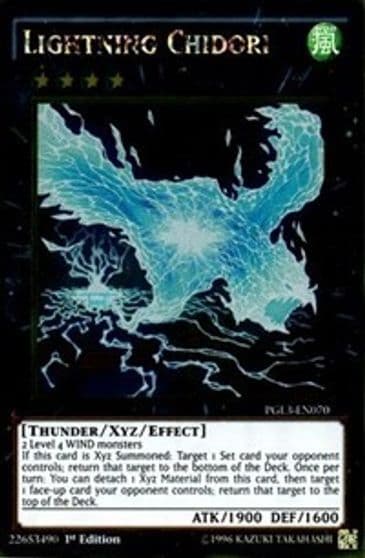 Lightning Chidori Premium Gold: Infinite Gold Yu-Gi-Oh! card