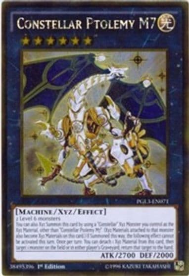 Constellar Ptolemy M7 Premium Gold: Infinite Gold Yu-Gi-Oh! card