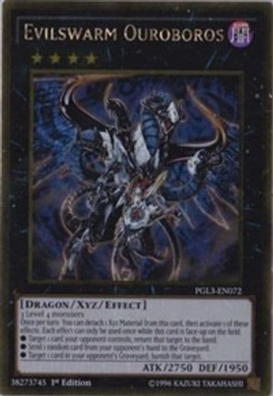 Evilswarm Ouroboros Premium Gold: Infinite Gold Yu-Gi-Oh! card