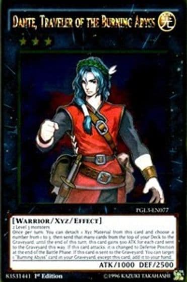 Dante Traveler of the Burning Abyss Premium Gold: Infinite Gold Yu-Gi-Oh! card