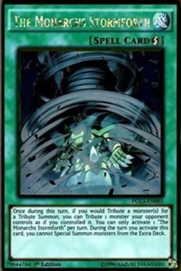 The Monarchs Stormforth Premium Gold: Infinite Gold Yu-Gi-Oh! card