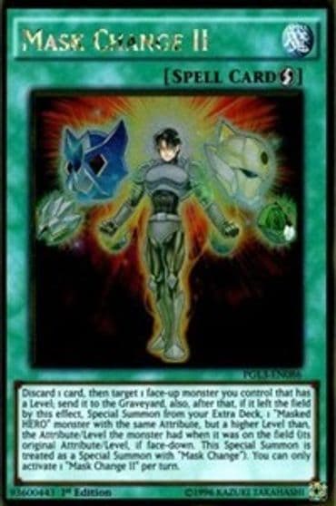 Mask Change II Premium Gold: Infinite Gold Yu-Gi-Oh! card