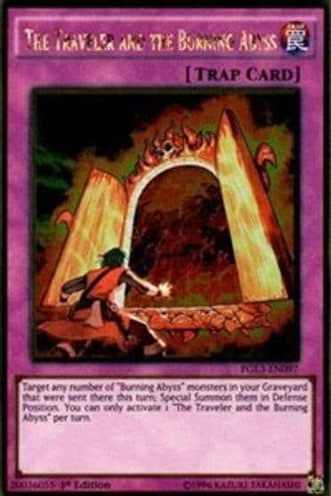 The Traveler and the Burning Abyss Premium Gold: Infinite Gold Yu-Gi-Oh! card