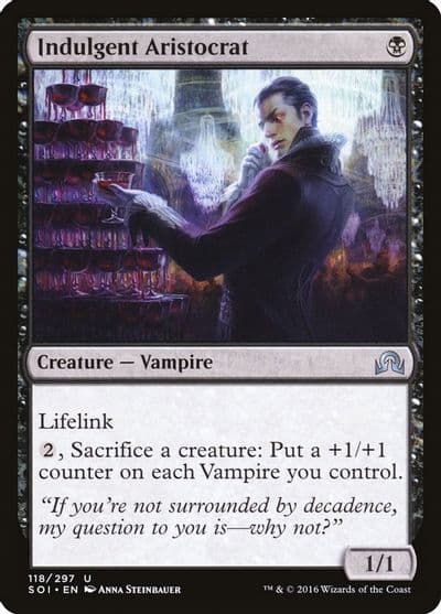 Indulgent Aristocrat Shadows over Innistrad Magic card