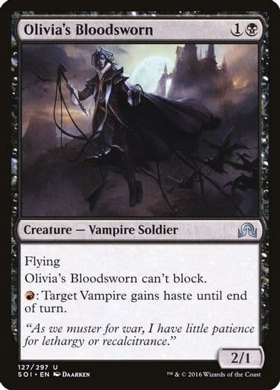 Olivias Bloodsworn Shadows over Innistrad Magic card