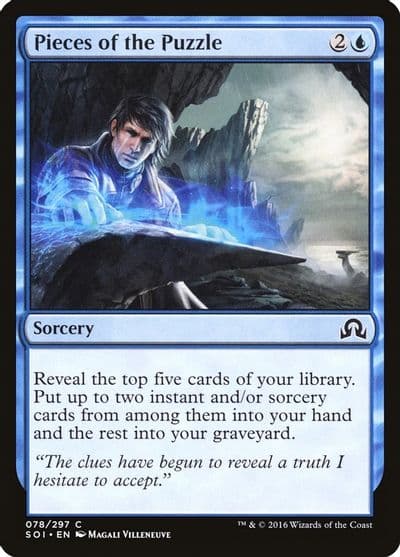 Pieces of the Puzzle Shadows over Innistrad Magic card