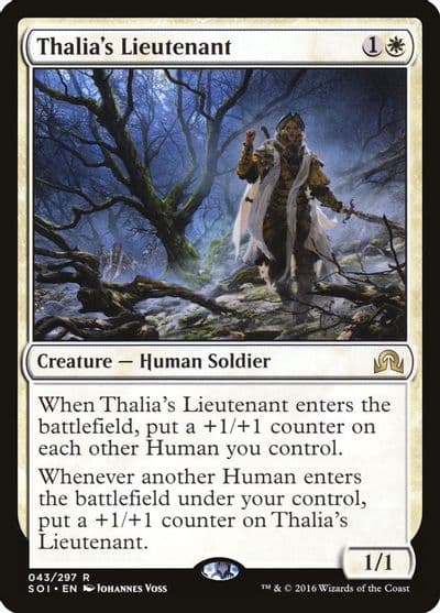 Thalias Lieutenant Shadows over Innistrad Magic card