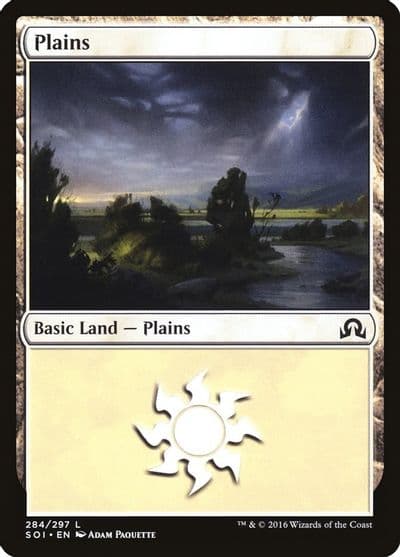 Plains 284 Shadows over Innistrad Magic card