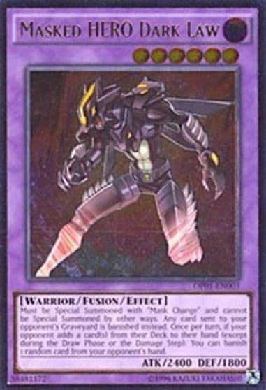 Masked HERO Dark Law UTR OTS Tournament Pack 1 Yu-Gi-Oh! card