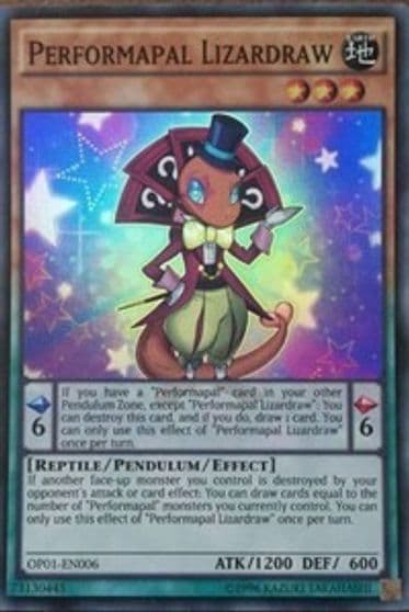 Performapal Lizardraw OTS Tournament Pack 1 Yu-Gi-Oh! card