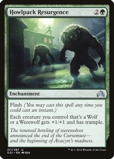 Howlpack Resurgence Shadows over Innistrad Magic card