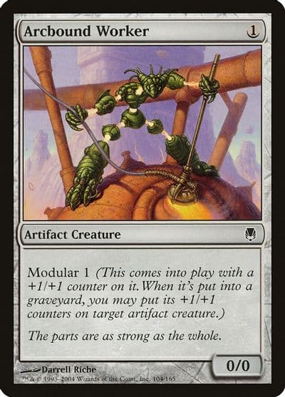 Arcbound Worker Darksteel Magic card