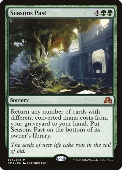 Seasons Past Shadows over Innistrad Magic card