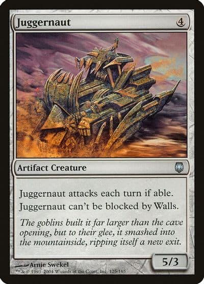 Juggernaut Darksteel Magic card