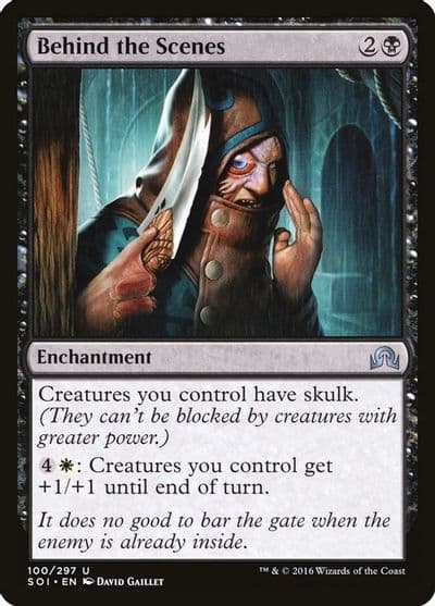 Behind the Scenes Shadows over Innistrad Magic card