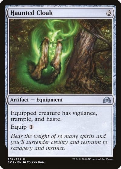 Haunted Cloak Shadows over Innistrad Magic card