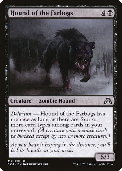 Hound of the Farbogs Shadows over Innistrad Magic card