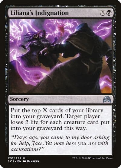 Lilianas Indignation Shadows over Innistrad Magic card