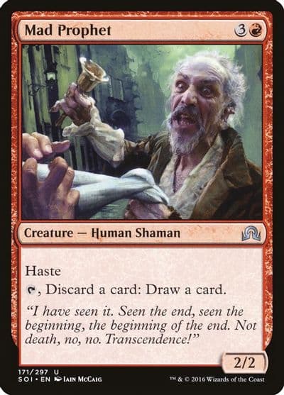 Mad Prophet Shadows over Innistrad Magic card