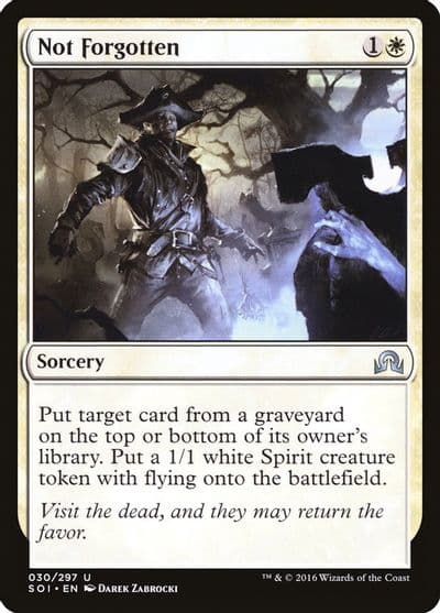 Not Forgotten Shadows over Innistrad Magic card