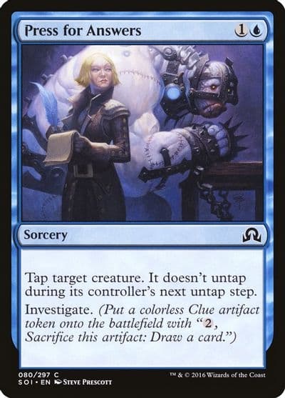 Press for Answers Shadows over Innistrad Magic card