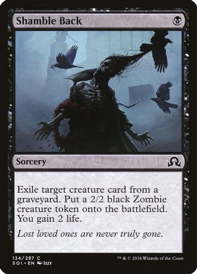 Shamble Back Shadows over Innistrad Magic card