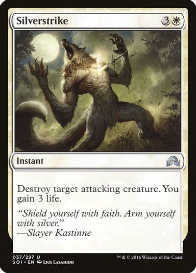 Silverstrike Shadows over Innistrad Magic card