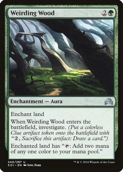 Weirding Wood Shadows over Innistrad Magic card