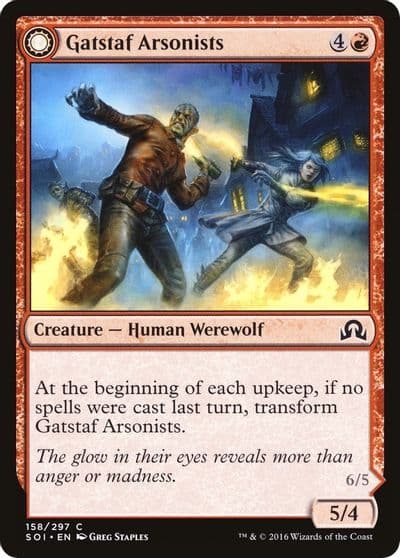 Gatstaf Arsonists Shadows over Innistrad Magic card