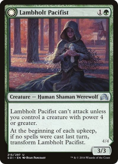 Lambholt Pacifist Shadows over Innistrad Magic card