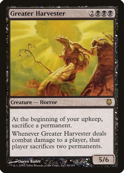 Greater Harvester Darksteel Magic card