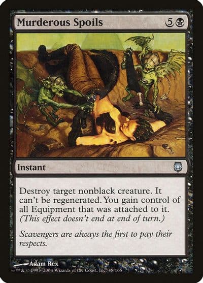 Murderous Spoils Darksteel Magic card