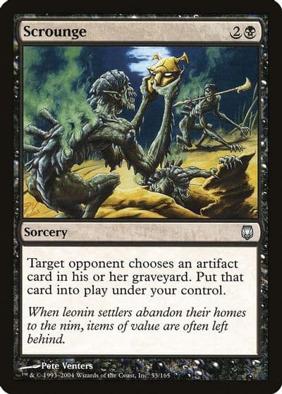 Scrounge Darksteel Magic card