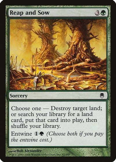 Reap and Sow Darksteel Magic card