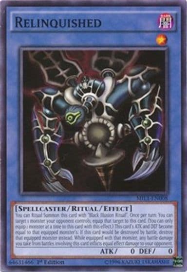 Relinquished Millennium Pack Yu-Gi-Oh! card