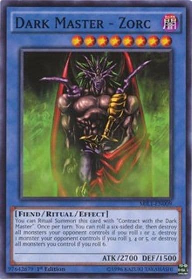 Dark Master Zorc Millennium Pack Yu-Gi-Oh! card