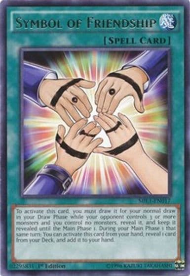 Symbol of Friendship Millennium Pack Yu-Gi-Oh! card