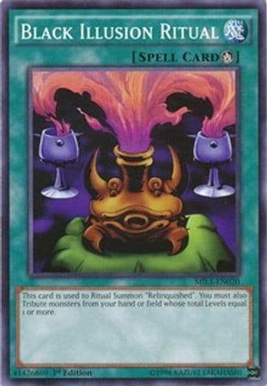 Black Illusion Ritual Millennium Pack Yu-Gi-Oh! card