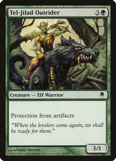 Tel Jilad Outrider Darksteel Magic card