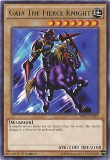 Gaia The Fierce Knight Millennium Pack Yu-Gi-Oh! card