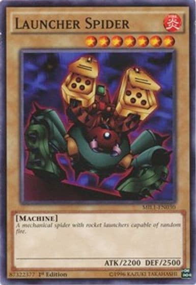 Launcher Spider Millennium Pack Yu-Gi-Oh! card