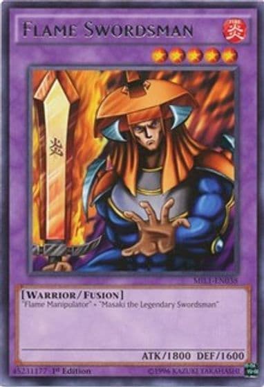 Flame Swordsman Millennium Pack Yu-Gi-Oh! card