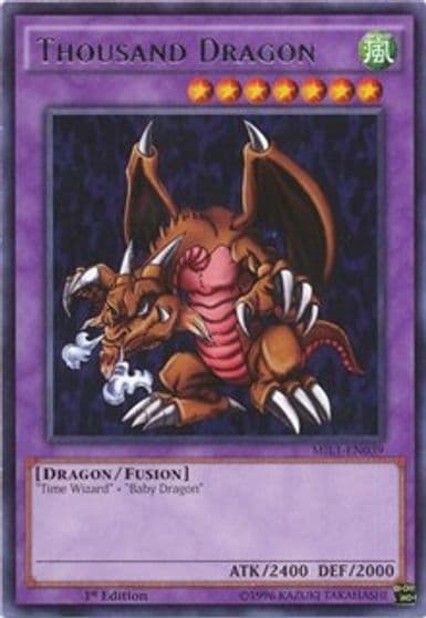 Thousand Dragon Millennium Pack Yu-Gi-Oh! card