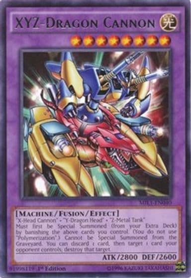 XYZ Dragon Cannon Millennium Pack Yu-Gi-Oh! card
